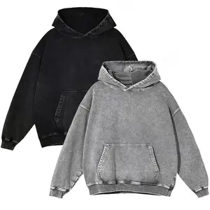 2 Pack Acid Wash Hoodie Oversized Vintage Hoodie Unisex Heavy Wayeight Hoopdie Distractess Houseodies for Medicaln Workmen Couldples