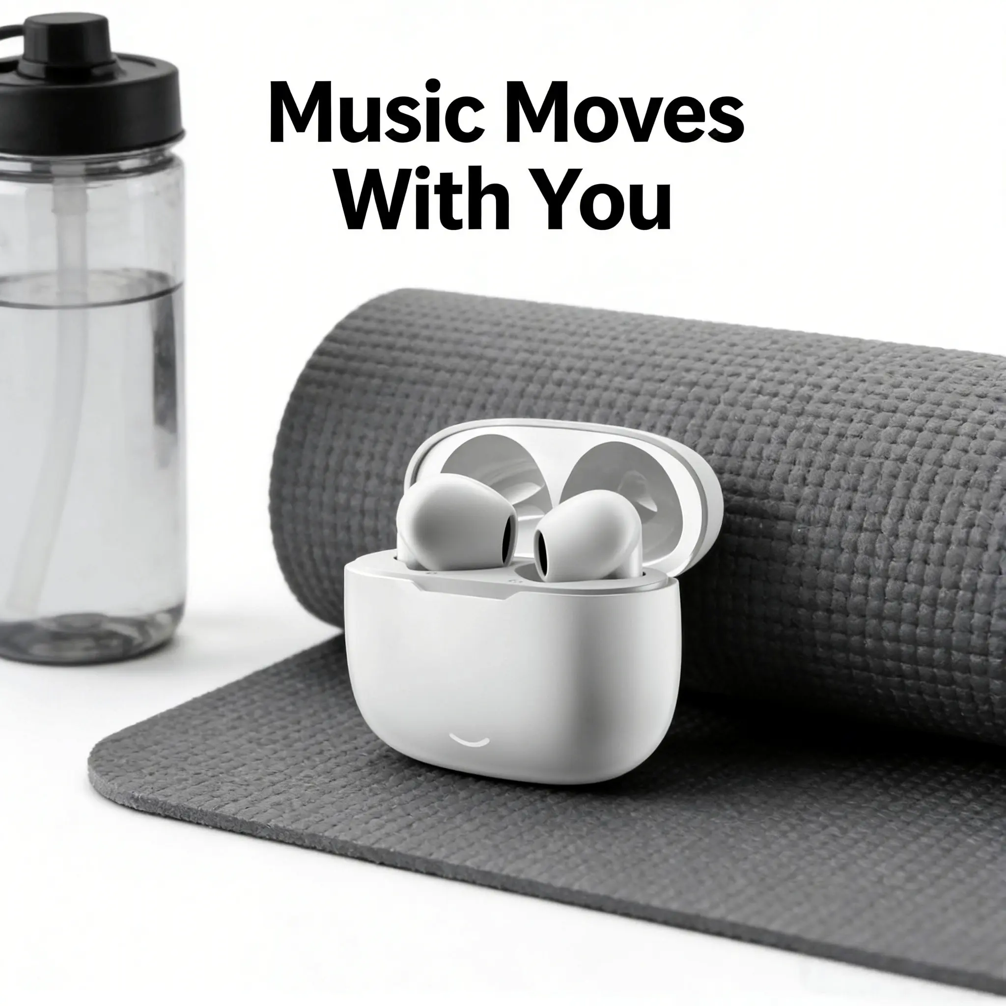 Wireless Bluetooth-compatible Earbuds, In-Ear Design, Hi-Fi Surround Sound, Touch Control, Suitable for Sports, Compatible with Android/iOS