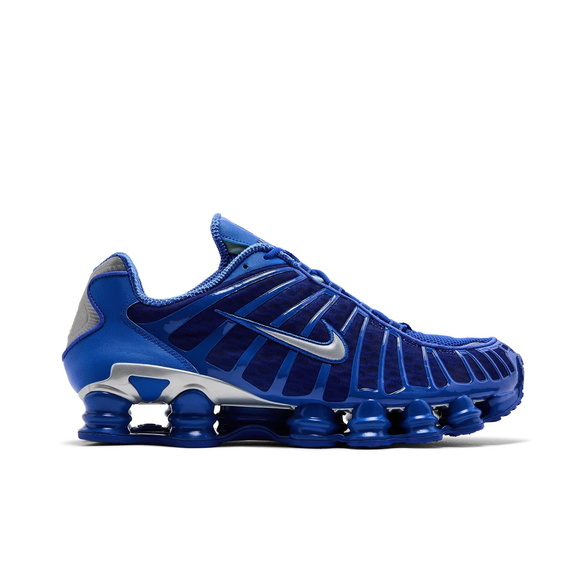 Nike Shox TL 'Hyper Royal' (Unisex) Hyper Royal/Metallic Silver/Black running shoes AV3595 400