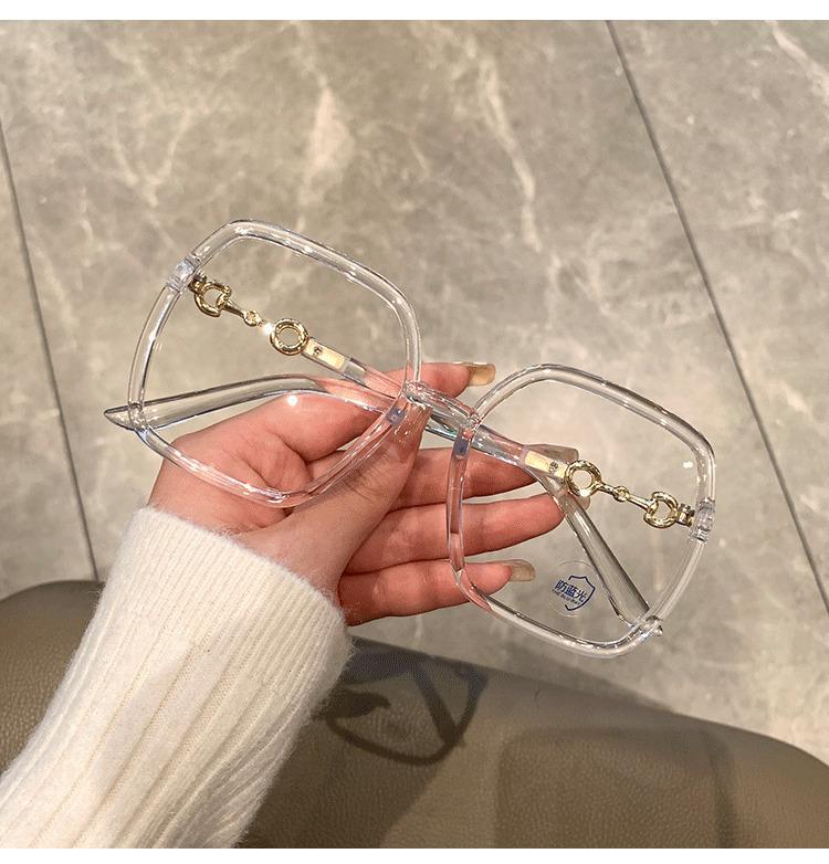 2026 New Style Large Square Frame Glasses for Women - Slimming and Stylish, Anti-Blue Light, Large Frame, Trendy and Unique