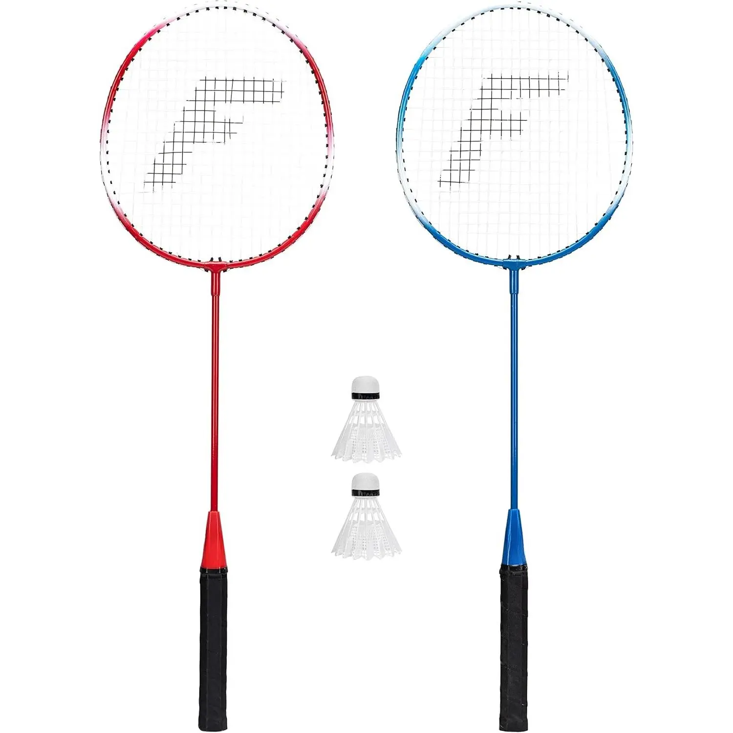 Badminton Racket + Birdie Set - Replacement Badminton Equipment for Kids + Adults - 2 Player - 4 Player Badminton Racket Sets
