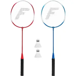 Badminton Racket + Birdie Set - Replacement Badminton Equipment for Kids + Adults - 2 Player - 4 Player Badminton Racket Sets