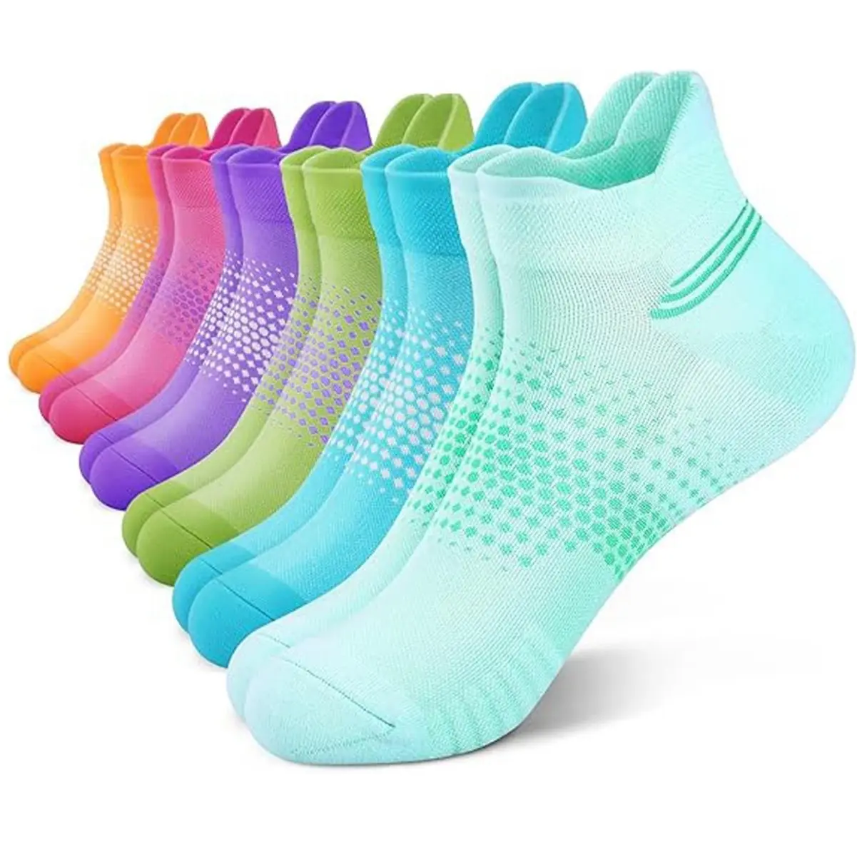 Men's and women's same cross-border Amazon temu Xiyin foreign trade running socks shock-absorbing sports shrimp skin independent station socks
