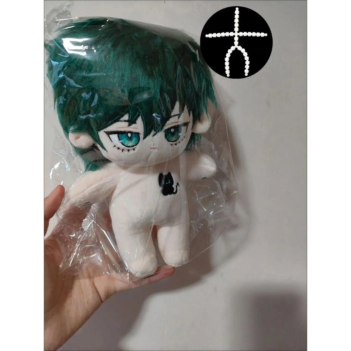 Anime BLUE LOCK Theme Figure Shidou Ryuusei Plush Cotton Doll Body Cosplay Dress Up Toys Plushie 20cm Fans Birthday Gift