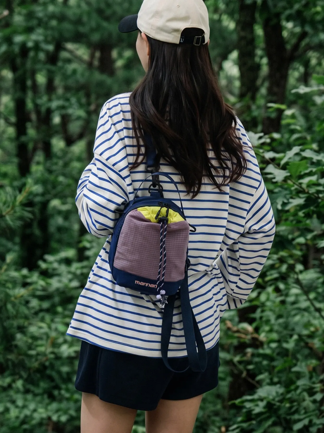 Dopamine Crossbody Water Bottle Bag, Outdoor Sports Backpack, Casual Shoulder Bag, Lightweight Hiking Hydration Pack