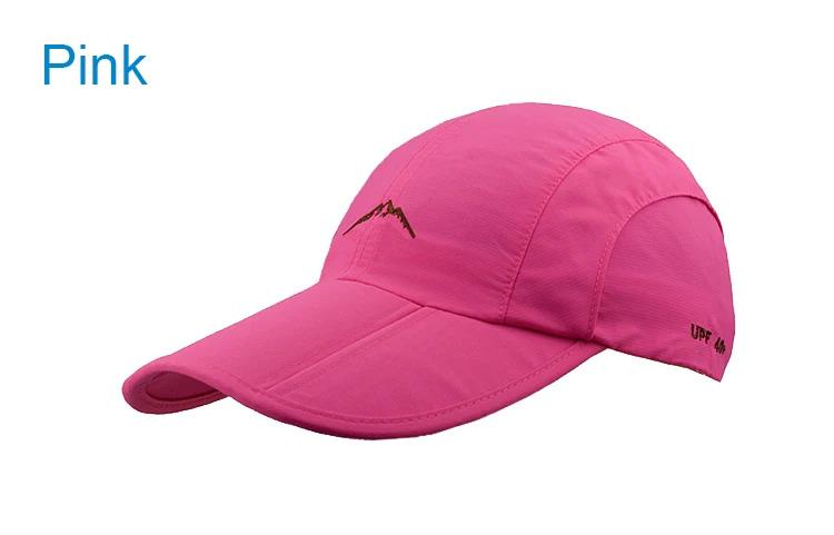 Spring Summer Outdoor Sport Baseball Cap Quick Drying Hat Unisex Waterproof Breathable Cap Foldable Cycling hat Sun Protection