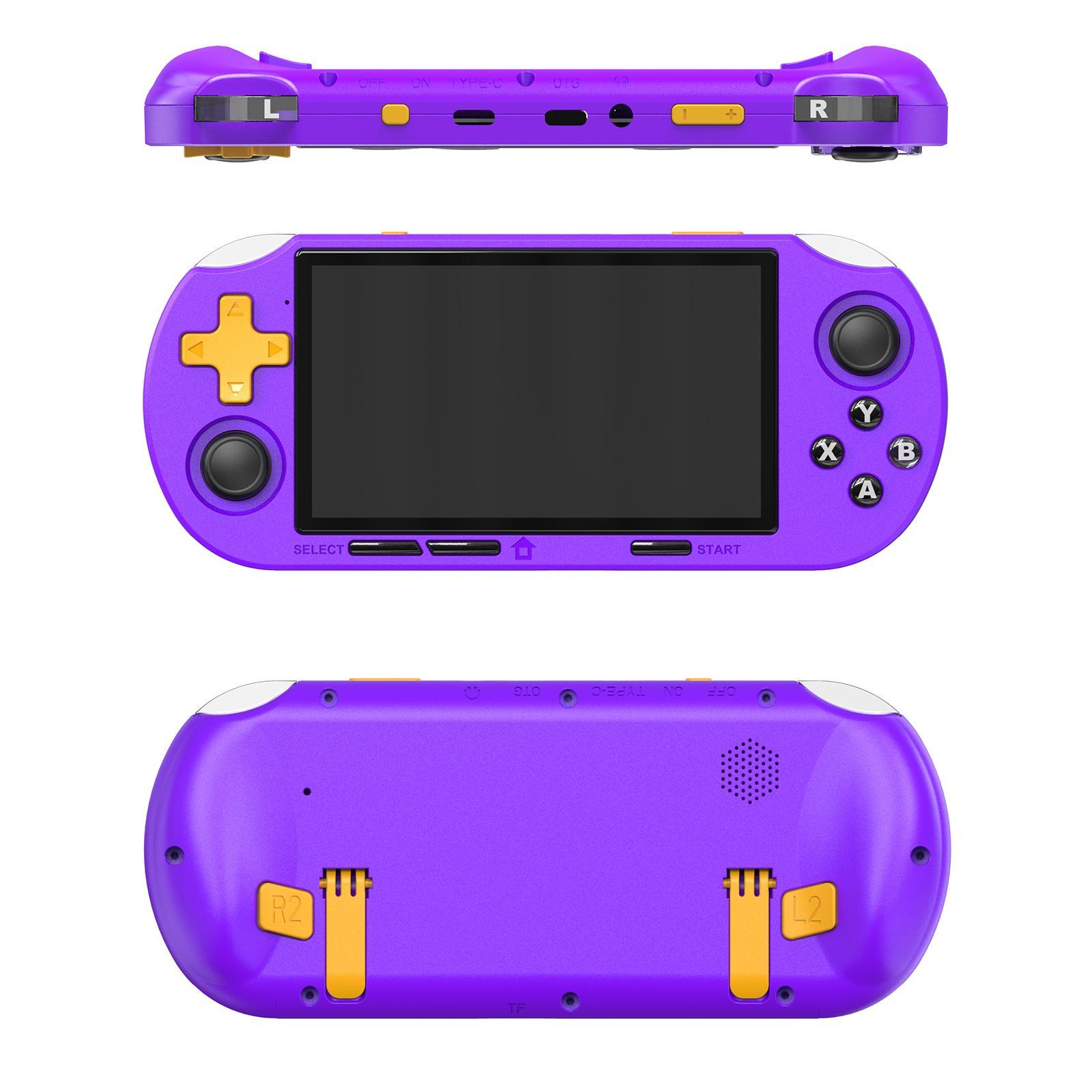 GAMINJA X9 Retro Handheld Video Game Console, IPS Screen Portable Handheld Game Player, Type-C Interface Gaming Console, Protective, Rechargeable Portable Console