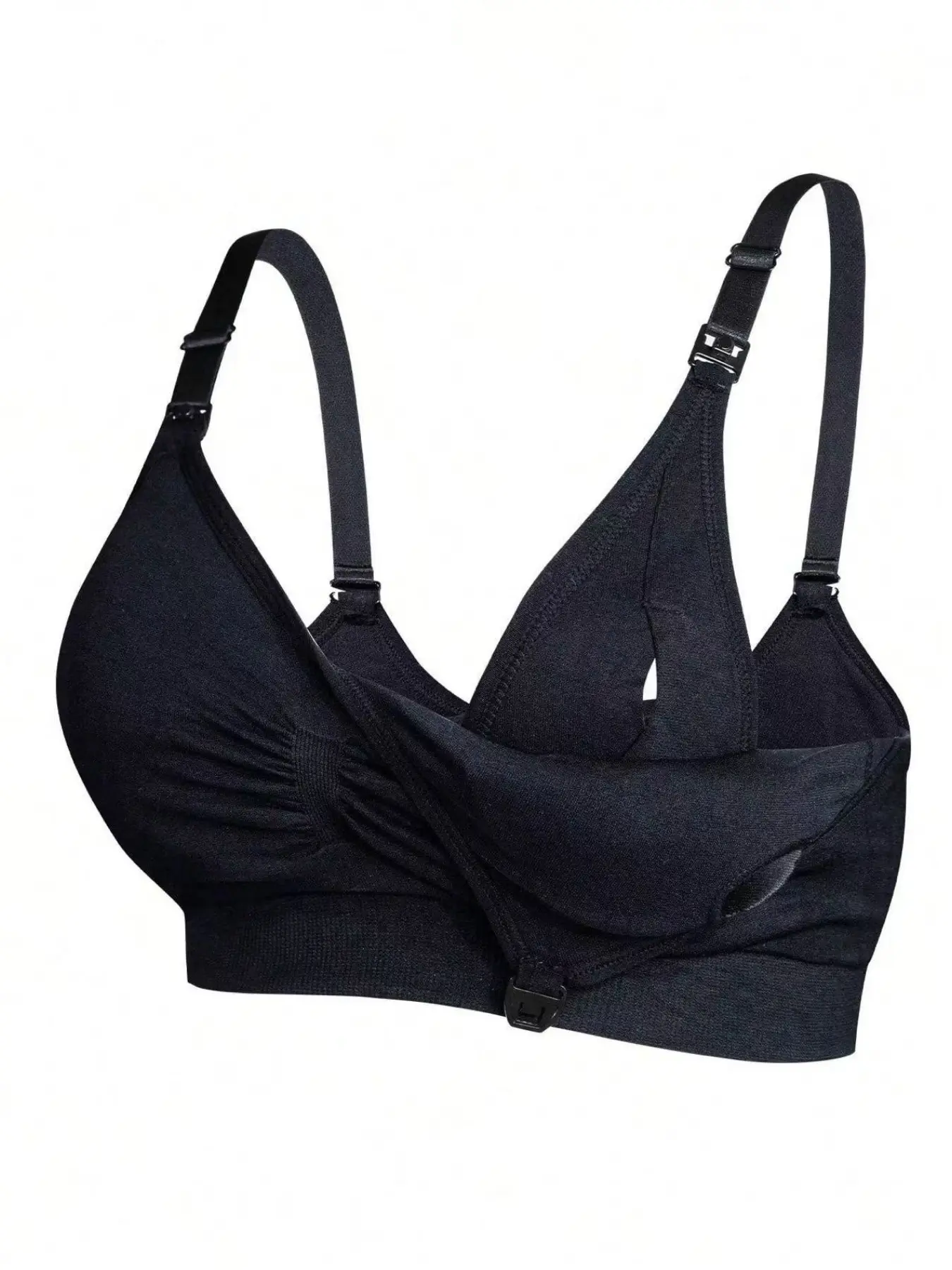 Custom Seamless Pregnancy Bra, Comfortable Wireless Removable Clip Functional Nursing Bra, Supportive Maternity Underwear, Pregnancy Nursing Bras