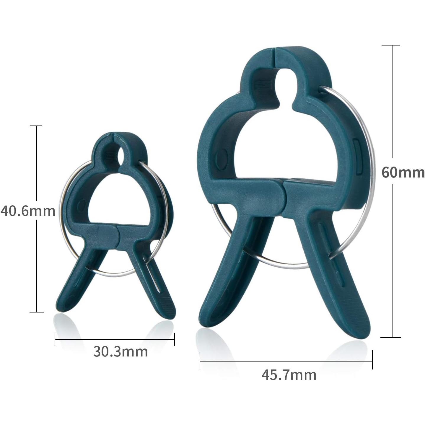 60 count  Clips 2 Sizes Adjusting  Garden  Supports Clips for Supporting Stems of Flower Vine Vegetables Tomatoes Climbing