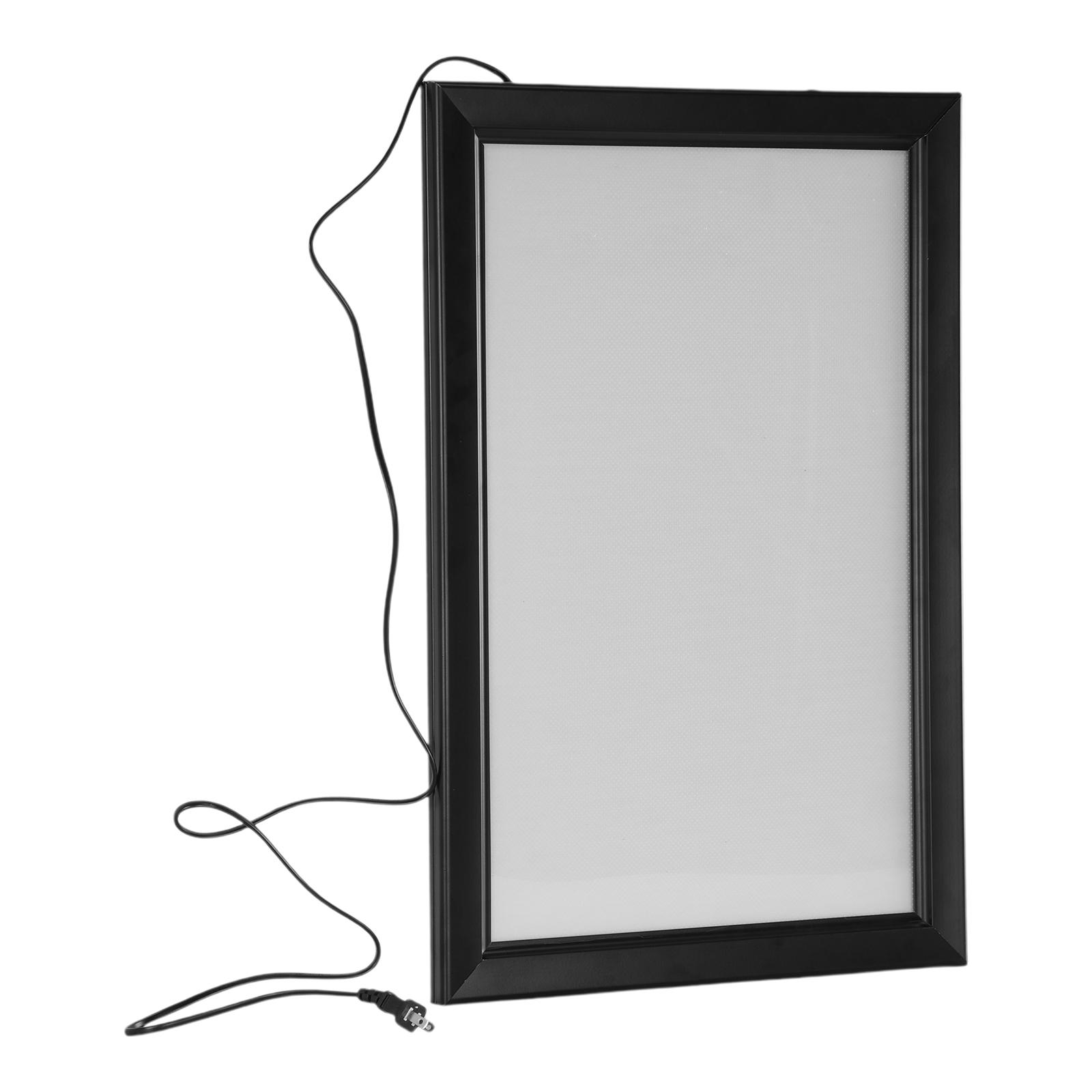 Wall Mounted LED Lightbox 15.7 X 23.6in/ 23.6 X 35.4in LED Movie Poster Frame Backlit Picture Frame with Dimmer Switch for Paintings & Pictures Digital Signage Display NEW