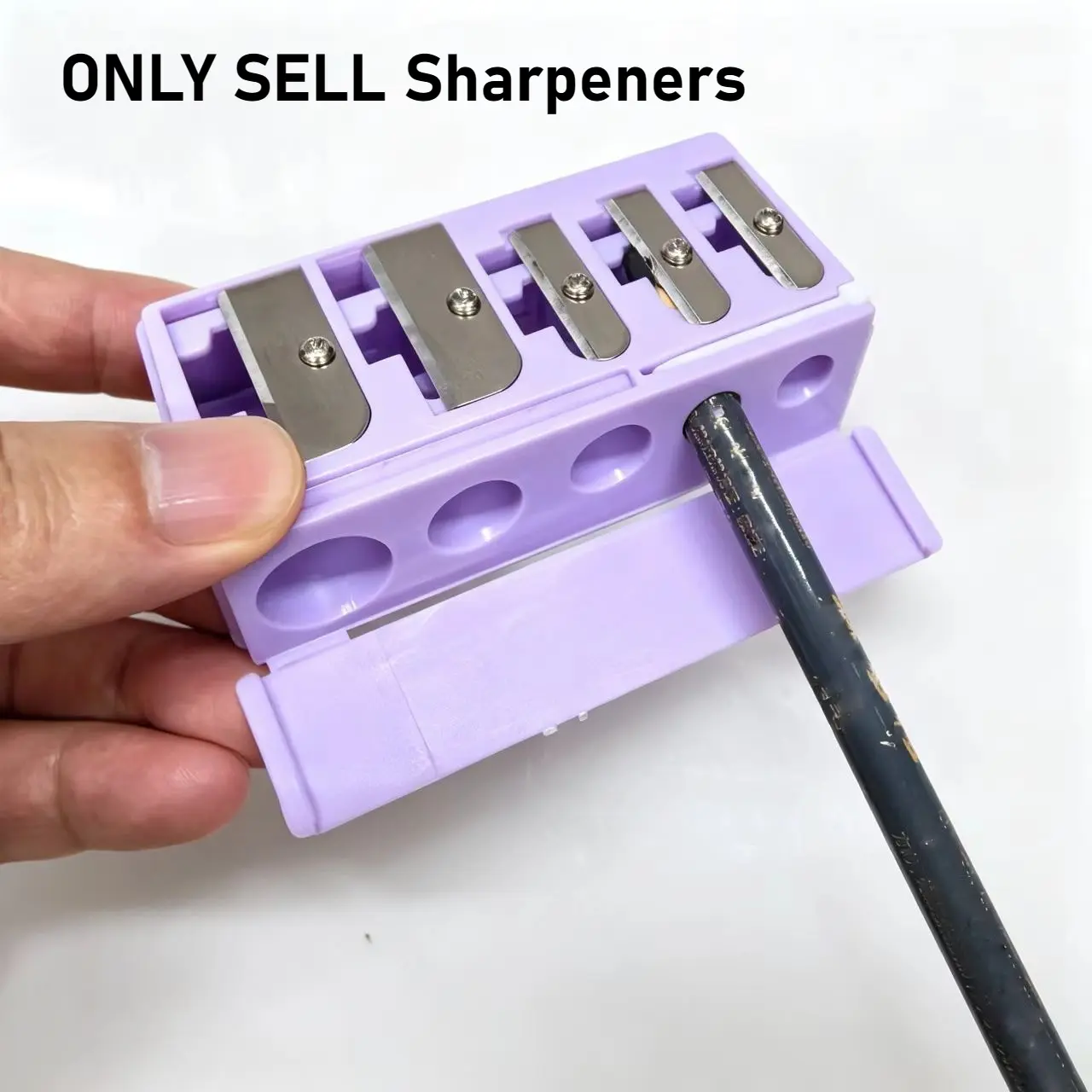 Makeup Pencil Sharpeners - 5 Hole Precision Lipstick Pencil Sharpener Suitable for Eyebrow Pencil, Lip Liner Pencil, Eyeliner Pencil, Gift School Supplies