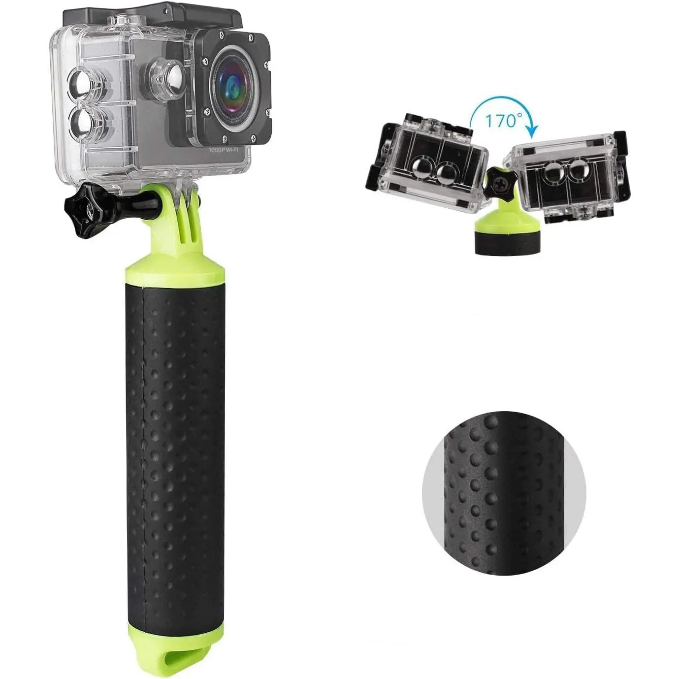 Action Camera Floating Hand Grip Camera Handle  Monopod Hand Grip Float Stick Selfie Floating for Action Camera  Camera
