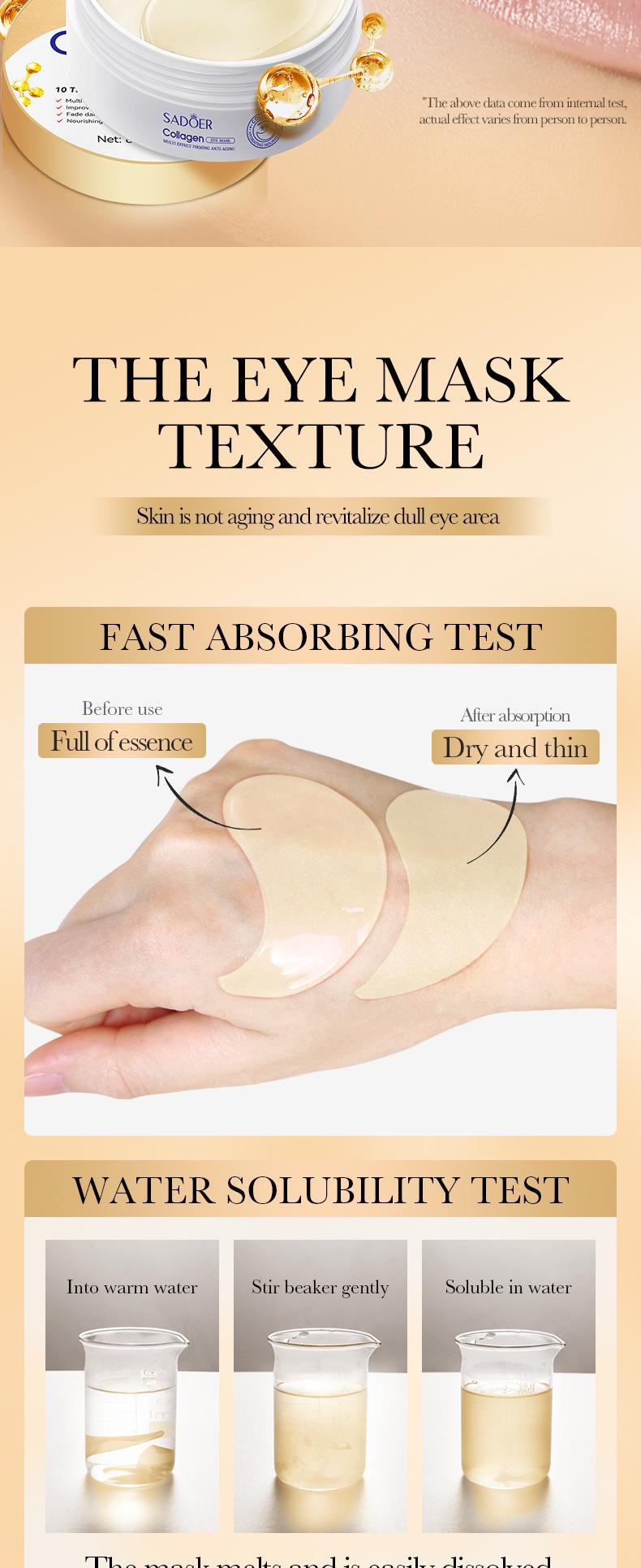 Collagen & Hyaluronic Acid Eye Masks: Firm, Lift, & Erase Wrinkles for Smooth, Youthful Eyes