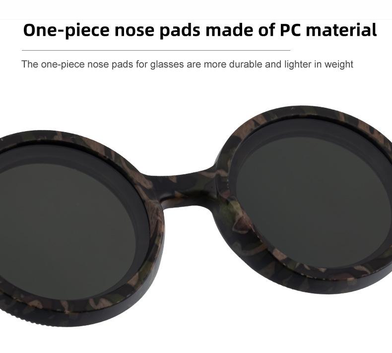 New Model ND Adjustable Zoom Sunglasses for Men, Round Frame, High-End Polarized Glasses for Driving