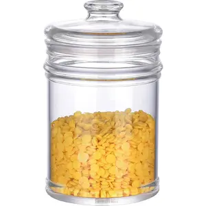 50oz Reinforced Medium Acrylic Storage Jar, Airtight Lid Cookie Jar | Ideal Canisters for Cookies, Dried Fruits, Nuts, Herbs,Cereals,etc