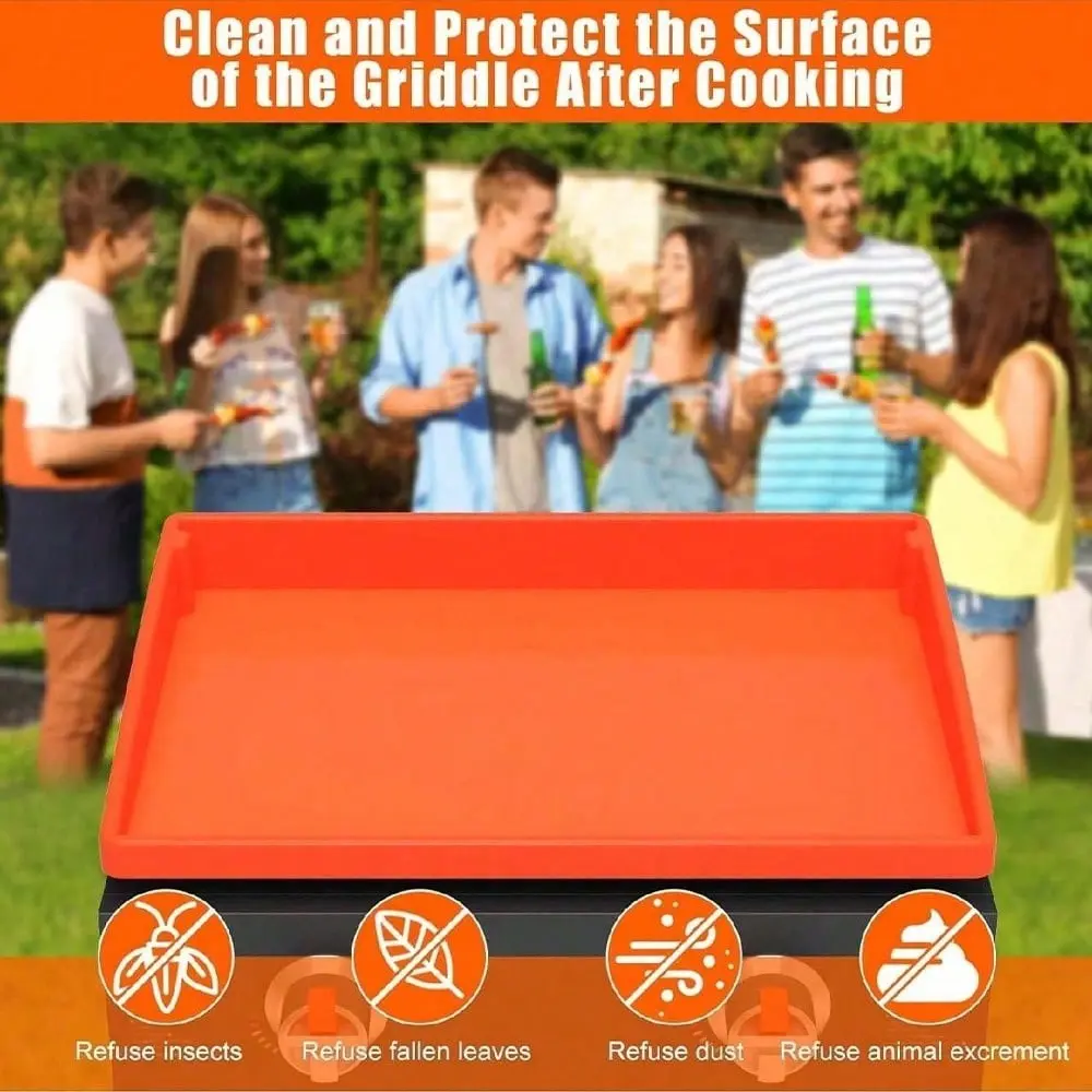 Griddle Buddy Grill Mat for Blackstone Grills, Silicone, High Wall Design, Reusable Food Grade BBQ Protector