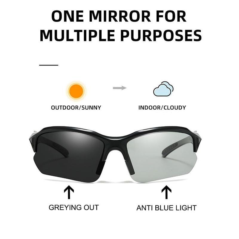 4Pcs Polarized Sports Glasses for Men Women - Windproof Outdoor Eyewear for Sports & Driving