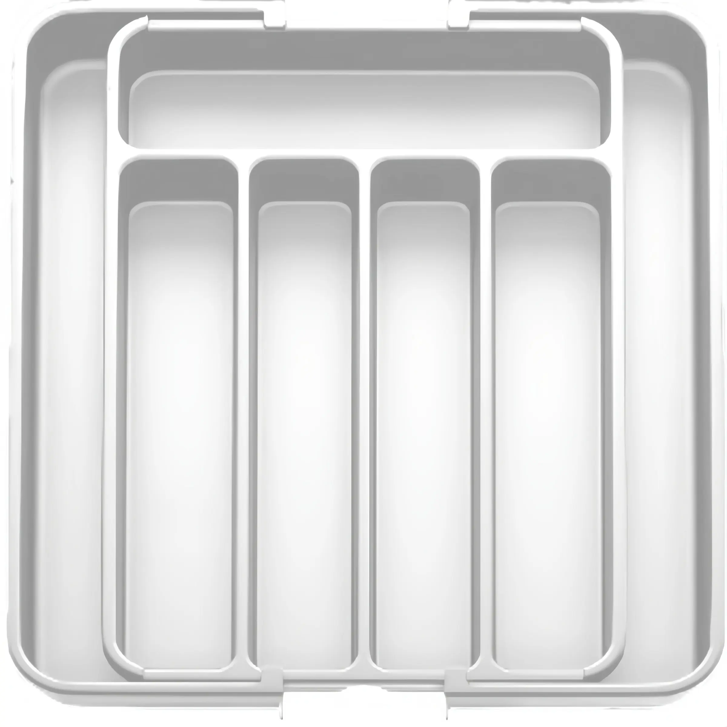 Adjustable and Expandable Silverware Organizer, Cutlery Drawer Storage Tray, Medium Size, Ideal for Forks and Spoons in Kitchen