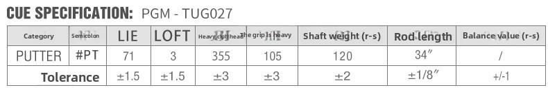 Men's Left-Handed Golf Putter - 950 Steel Shaft, Stainless Steel Putter Head