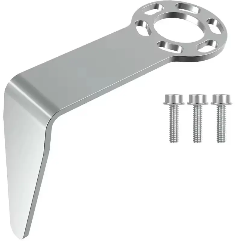 Rafter Hook 889661M Tool Hanger with 360° Rotation, Aluminum Alloy, Hook+4 Screws for Metabo HPT Nailers, Compatible with Hitachi, Lightweight, Adjustable Screw Hole to Center Distance 1.5"-1.9"