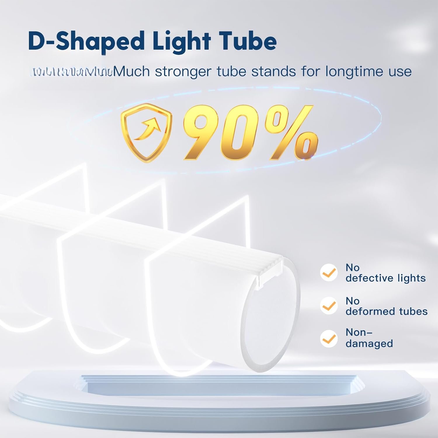 4 Pack Linkable LED Utility Shop Light, 4400 LM, Super Bright 6500K Cool Daylight, 4 FT Integrated Fixture for Garage, 40W Equivalent 250W, Surface + Suspension Mount, Black
