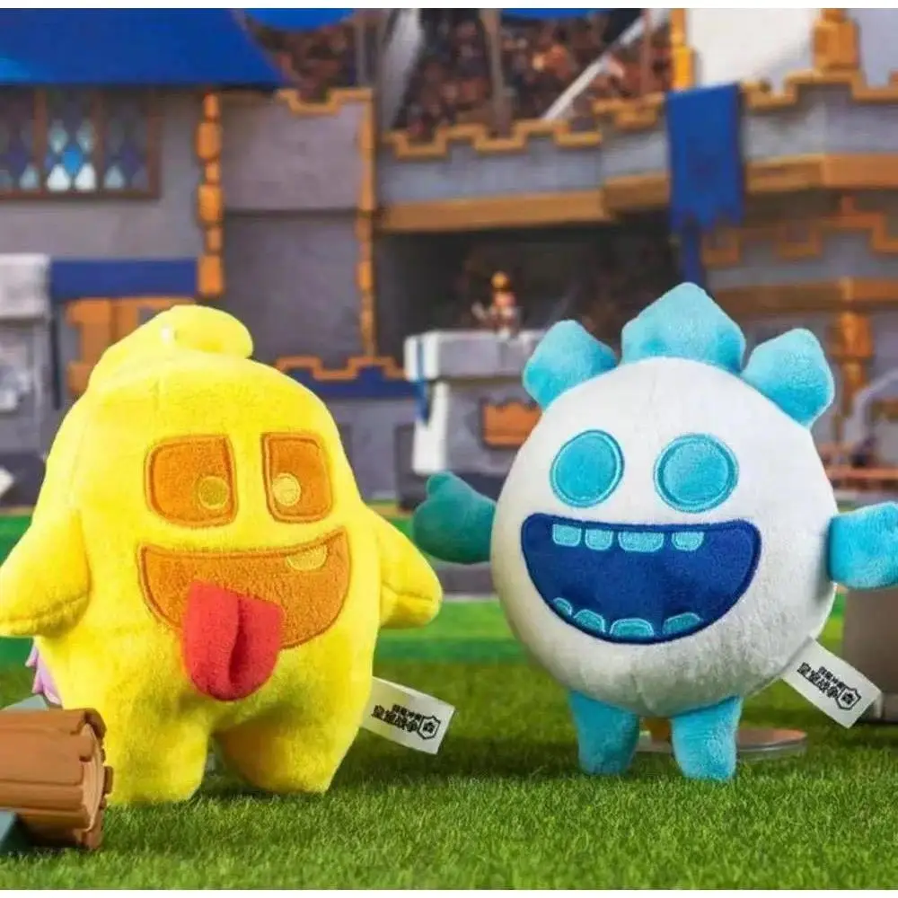 2026 hot item100% Original Supercell Plush Toy Clash Royale 10cm Heal Spirit and Ice Spirit Plush Toy Cute Game Character Collection Toy Popular toys