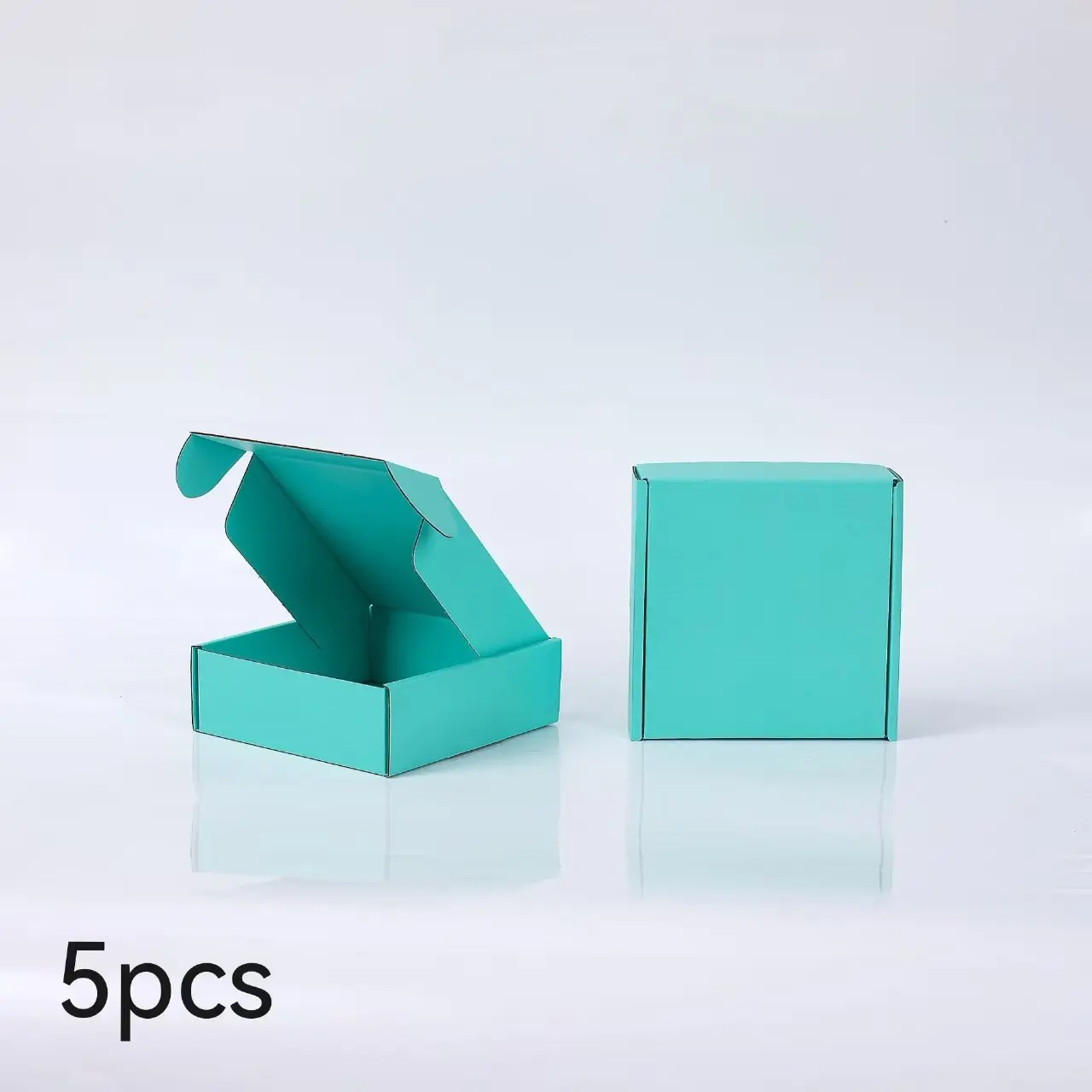 5pcs Light Sturdy Cardboard Boxes, Multiple Colors Available, Shipping Packaging Boxes, Gift Boxes, Boxes For Wrapping Gifts, Small Business Packing Supplies