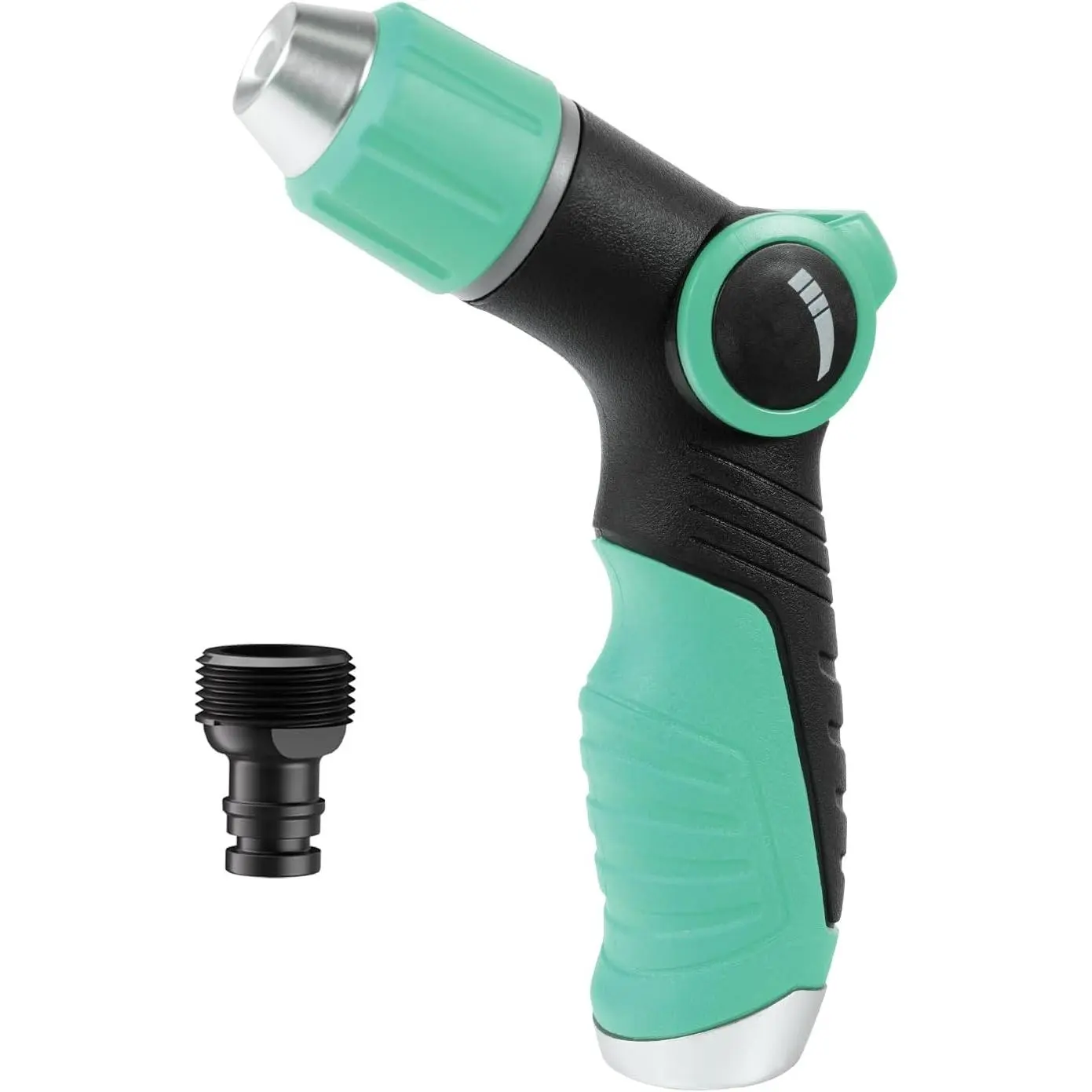Garden Hose Nozzle Sprayer High  Water Hose Nozzle with 4 Patterns with Adjustable  for  Washing, Garden Watering, Patio Cleaning and Pets (Blue)