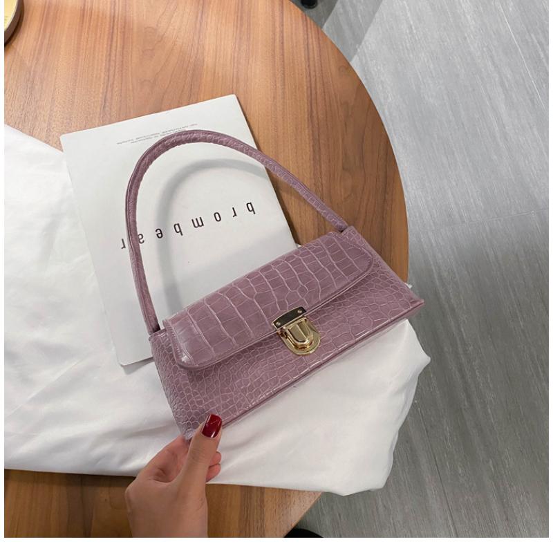 Women's Bag Popular Versatile Stone Pattern Shoulder Armpit