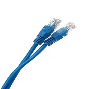 6 Class Gigabit Full Copper Network Cable, 2m/3m/5m Blue Broadband Patch Cord, Cat6 Ethernet Cable, High-Speed Data Transmission