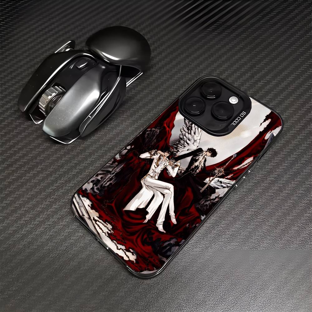 1PC Luxury Comic Code Geass Phone Case For IPhone 17 Air 16 15 14 13 12 11 Pro Max Plus Color Shockproof Back Silver Cove