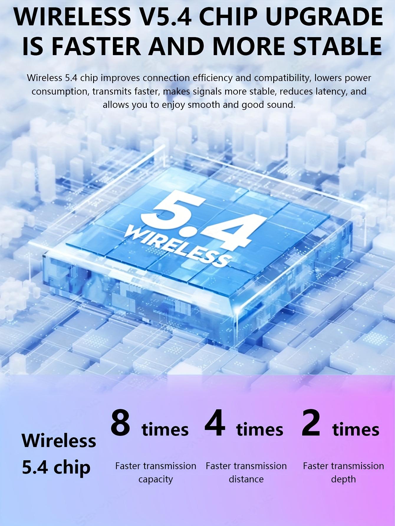 New true wireless 5.3 in-ear smart comfortable mini earphones, video earbuds, music couple TWS HIFI heavy bass 9D stereo high-definition call earphones, suitable for Android and Apple phones, sports earphones, sleep earphones