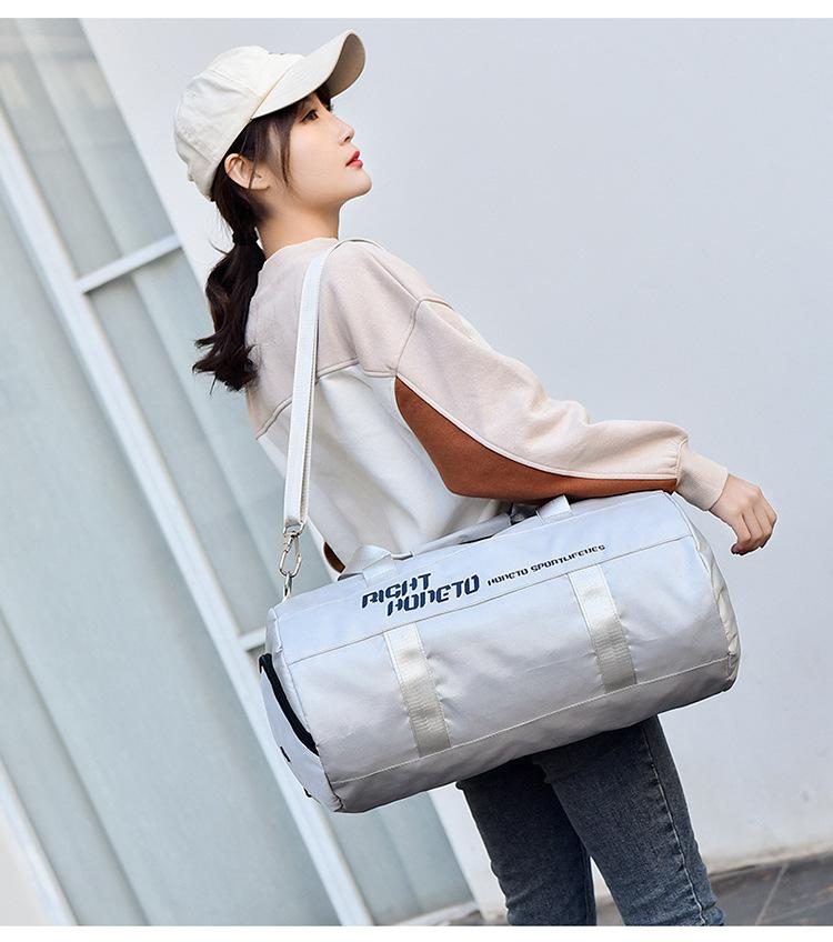 Fitness Bag Men's Wet and Dry Separation Training Sports Backpack Hand Luggage Short-Distance Travel Bag Women's Large Capacity Swimming Bag