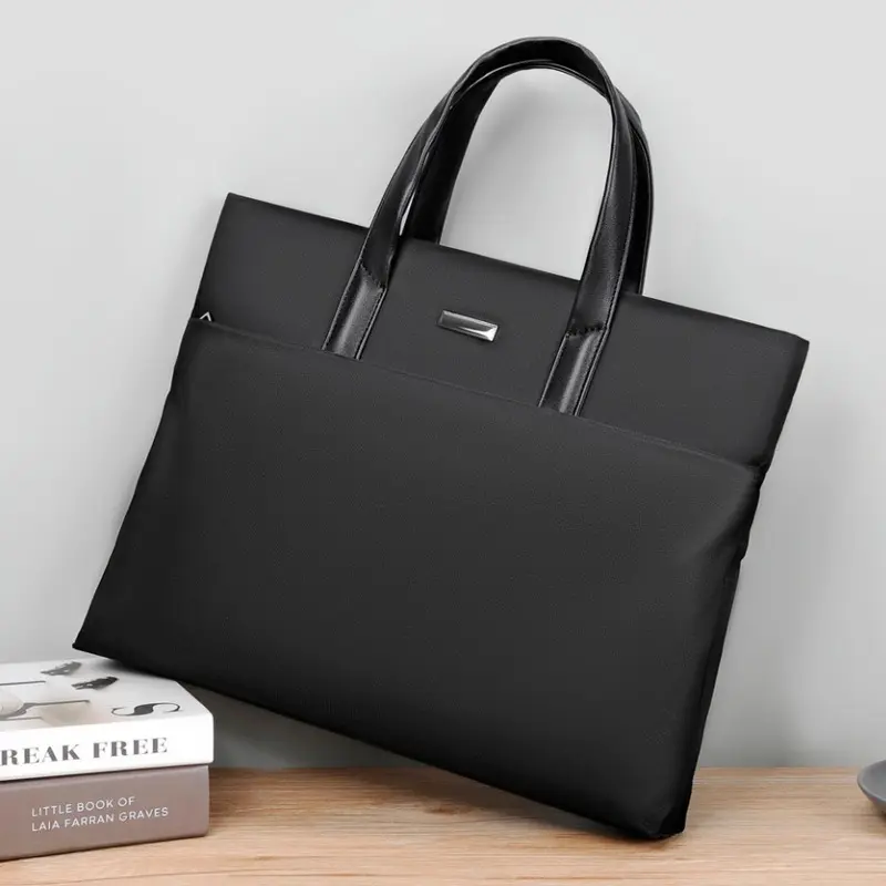 Briefcase Men's Business Light Handbag Large Capacity Handheld Computer Bag Casual Shoulder Bag Crossbody Bag Wholesale