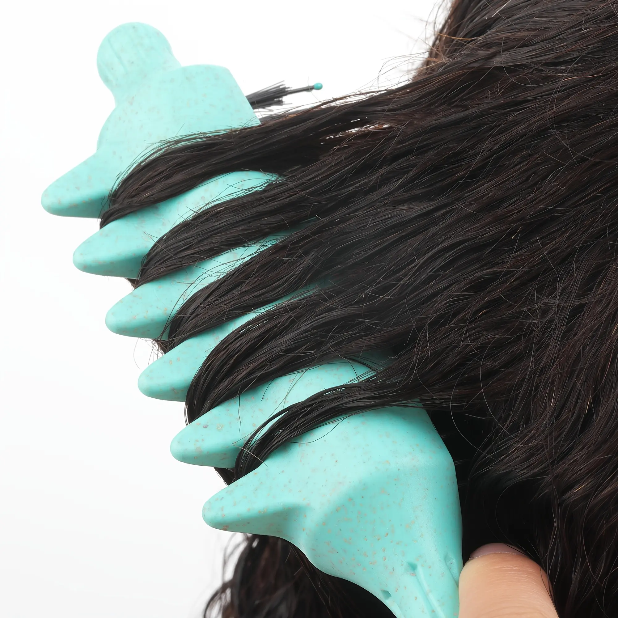 Curling Comb, Non-slip and Anti-static Hairbrush, Curly Brush, Plump Comb Nylon Bristle Curling Iron, To Create Fluffy Hair Roots, Unisex Fluffy Curling Iron Styling Tool