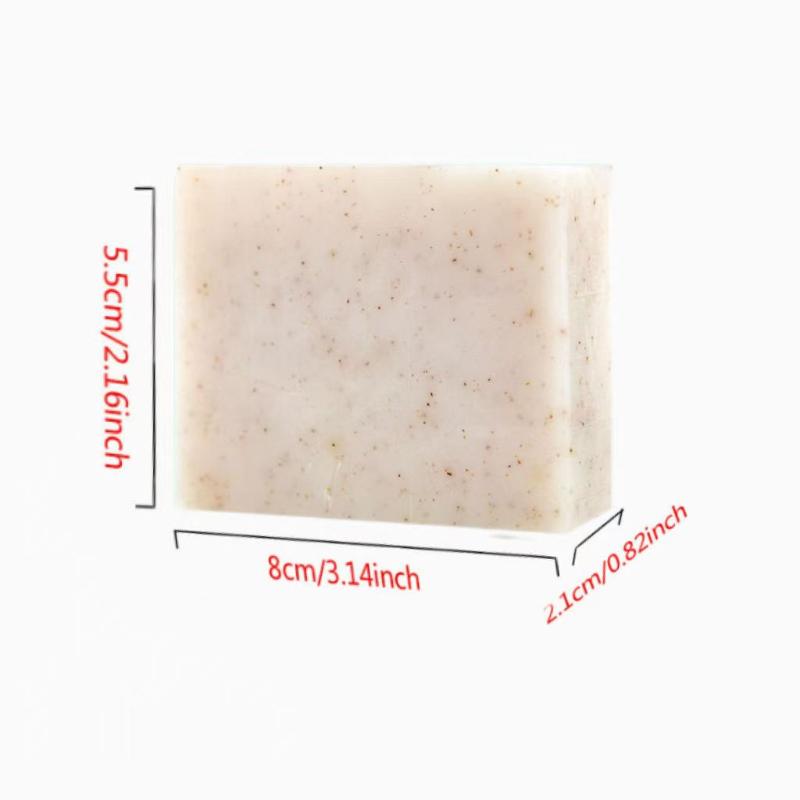 Handmade Coconut Scrub Soap, ScentedSoap Bar, Natural Exfoliating Body WashSoaps for Face & Body, Gentle CleansingBody Care Product for Women Hygiene,Soap Cleanser, Body Cleansing Products