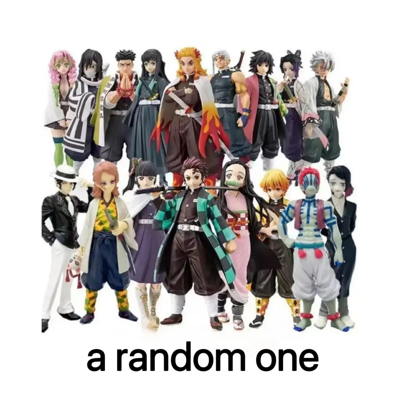 Anime Character Toy Set, Includes Tanjiro Kamado & More, Perfect for Home Decor, Christmas Gifts, Collectible Model Figures, Figurine Collectibles