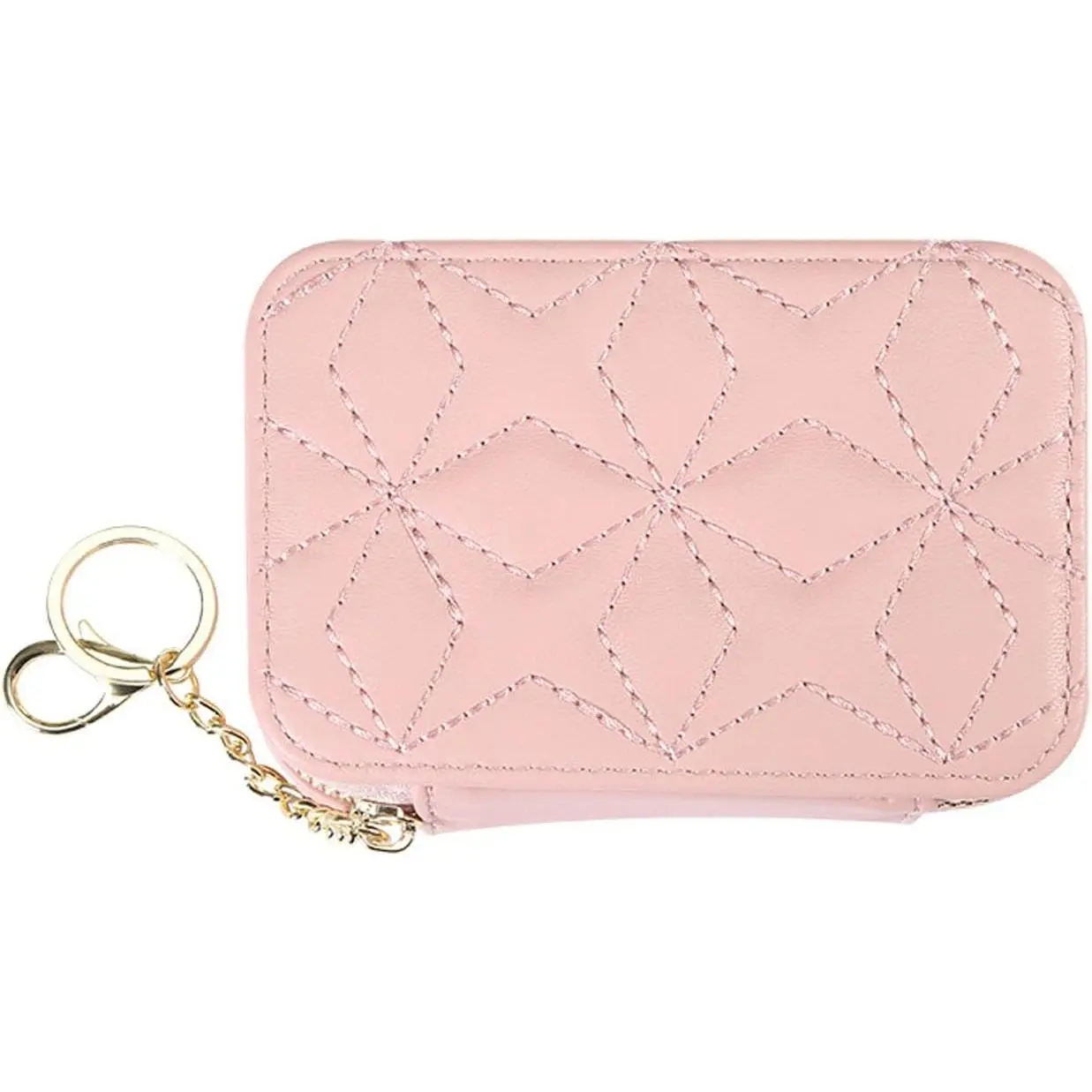 Lipstick Holder with Mirror PU Lipstick Case for Purse Women Outside Mini Makeup Travel  Cases Organizer Portable Bag