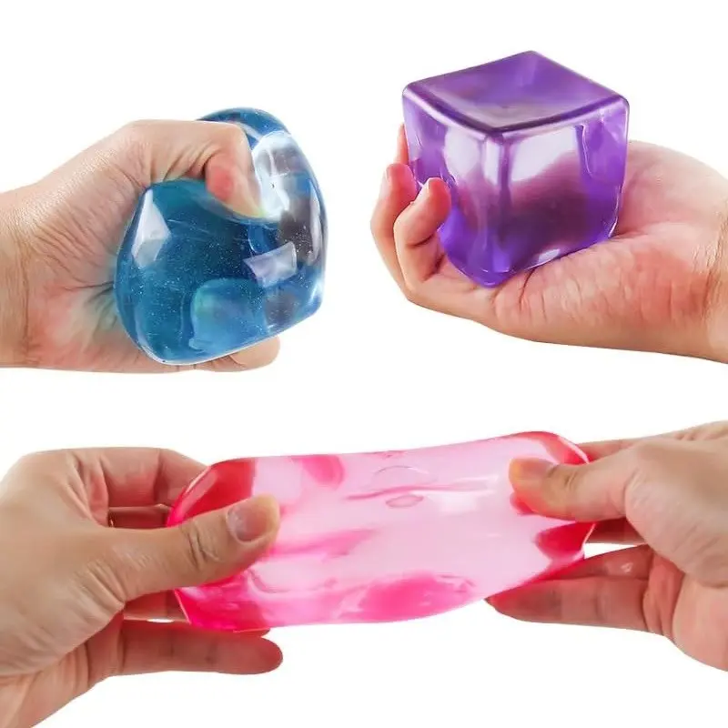 Pressure Cube Bulk, Slow Rebound Stress Ball for Adults and Kids, Sensory Stress Relief Toy, Classroom Prize Party Gift, Stress Relief Squishy