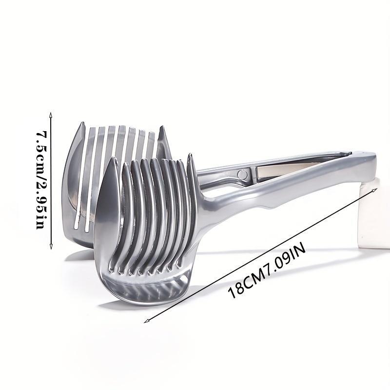 Versatile Lemon Slicer, Fruit & Tomato Cutter, Essential Household Kitchen Tool, Easy-To-Use Potato Cutter, Perfect Kitchen Accessory