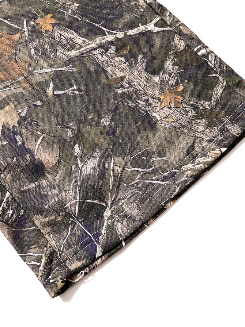 Unisex's Camo Print Sweatpants, Casual Streetwear Trousers for Daily Wear, Casual Chic Bottoms, Unisex Bottoms for Fall & Winter, Women