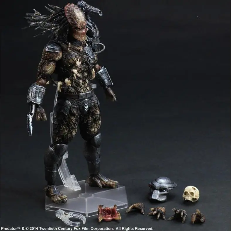 Square Enix Play Arts Kai Predator 1987 Jungle Hunter Action Figure 27cm Highly Articulated PVC Model Collectible
