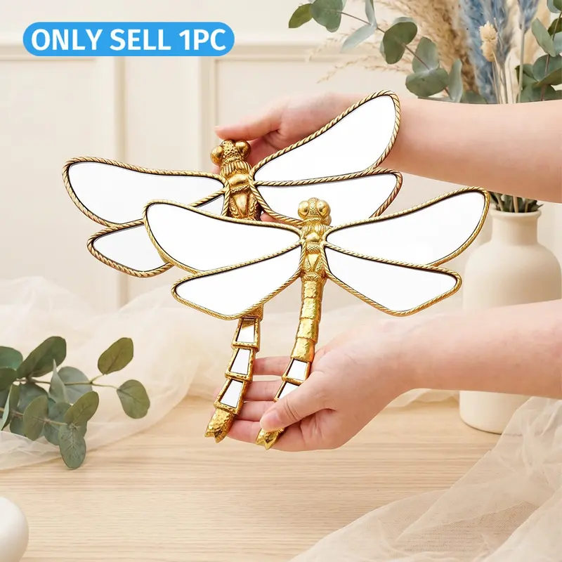 1pc Reflective Resin Dragonfly Wall Art Decor, Insect Collector's Decorative Hanging for Home & Party, Creative Insect Display, Hanging Ornaments, Decorative Home Accessory, Decoration Items