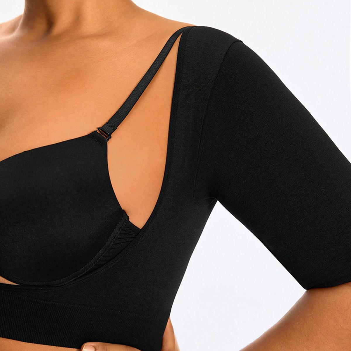 Women's Arm Shaper Post Surgery Compression Top Posture Corrector Shapewear Vest Women Chest Brace Push Up Bra Comperssion Sleeveles Arm Fornt Closure Shaperwear Plus Size XL-3XL