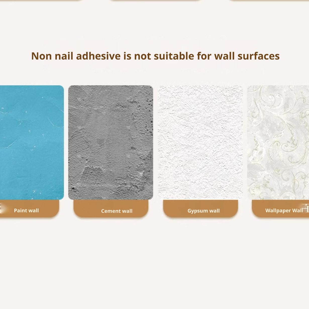 Wooden Wall Mounted Storage Rack No Drilling Required