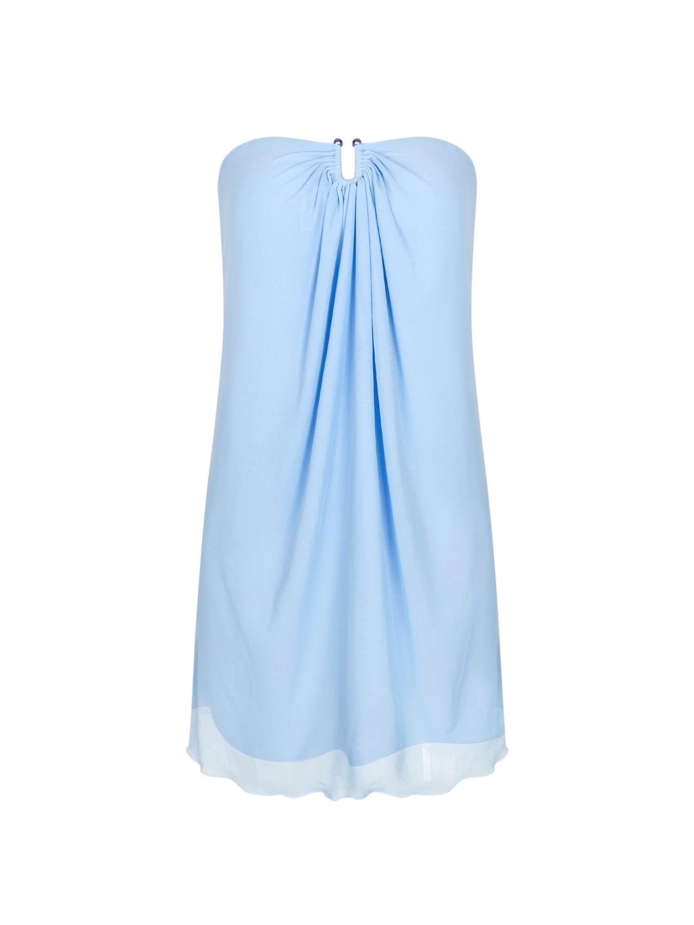 Women's Solid Color Tulle Overlay Tie Shoulder Cami Dress, Sexy Fashion Casual Backless Short Dress for Party Club Dating Wear, Women Dress for Summer