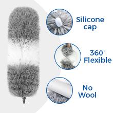 9Pcs Dusters for Cleaning Kit, Extendable Microfiber Duster Tools with 100" Long Pole, Retractable Gap Bendable Dust Cleaner, Reusable Washable Cleaning Supplie for Ceiling Fan Furniture Cars and Home 9Pcs Dusters for Cleaning Kit, Extendable Microfiber Duster Tools with 100" Long Pole, Retractable Gap Bendable Dust Cleaner, Reusable Washable Cleaning Supplie for Ceiling Fan Furniture Cars and Home