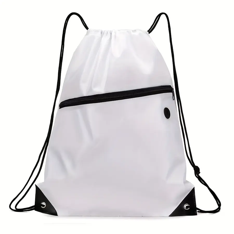 1pc Large Capacity Drawstring Bag, Backpack, Outdoor Sports Travel Bag, Toiletry Bag