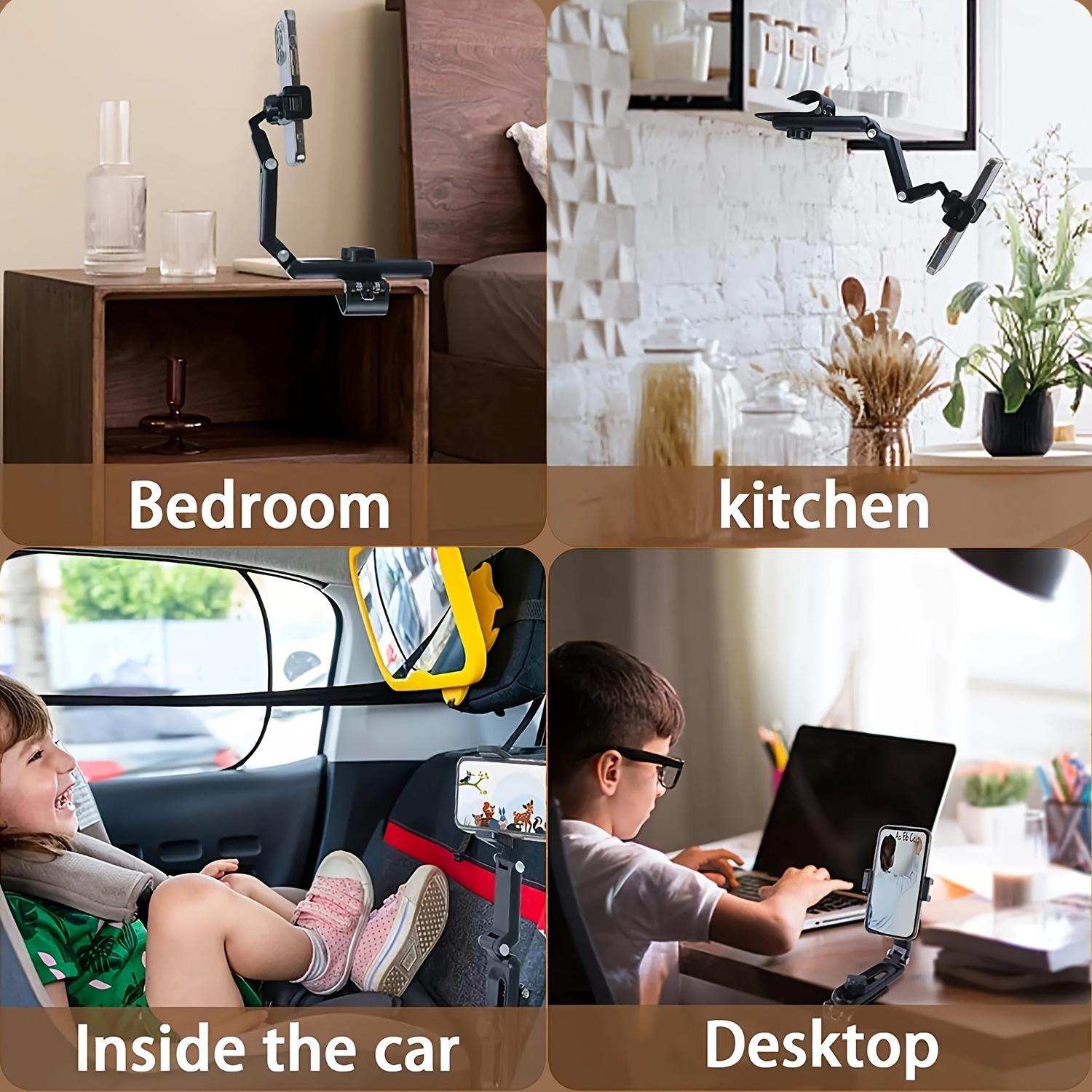 360° Rotatable Car Sun Visor Universal Multifunctional Phone Holder, Cell Phone Car Mount, Car Phone Holder for Any Scene Car Holder -Rotatable and Retractable