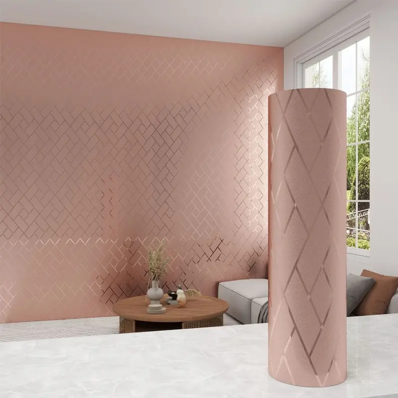 Luxury 3D Rhombus Embossed Peel And Stick Art Deco Wallpaper, Waterproof Heat Resistant Removable Cuttable Wall Sticker, DIY Wall Renovation For Living Room Bedroom Kitchen TV Background Rental Home Decor